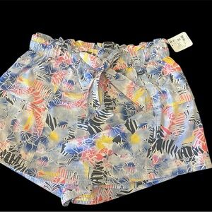 FP Movement by Free People Multicolor Floral Tie-Waist Skort size S NWT